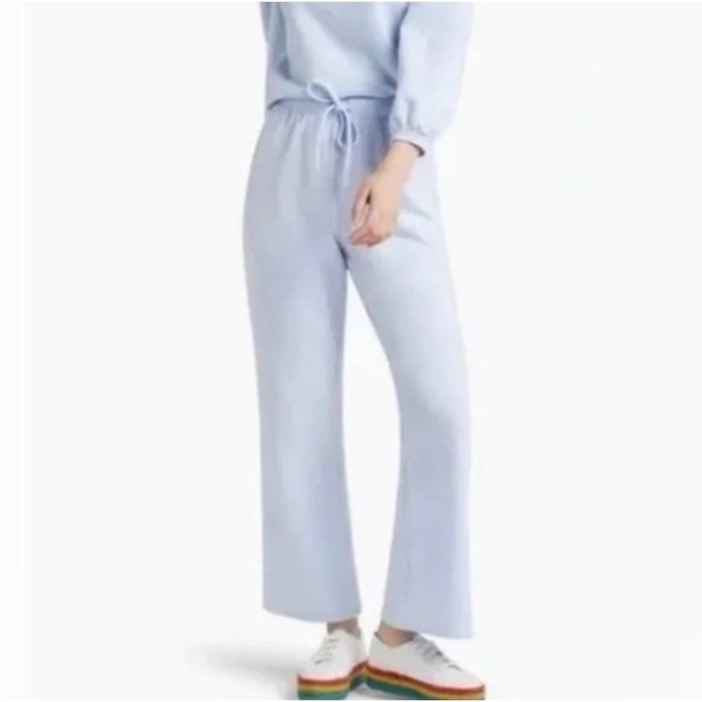 Hill House Home Teddy Fleece Straight Leg Pants Powder Blue Size XS